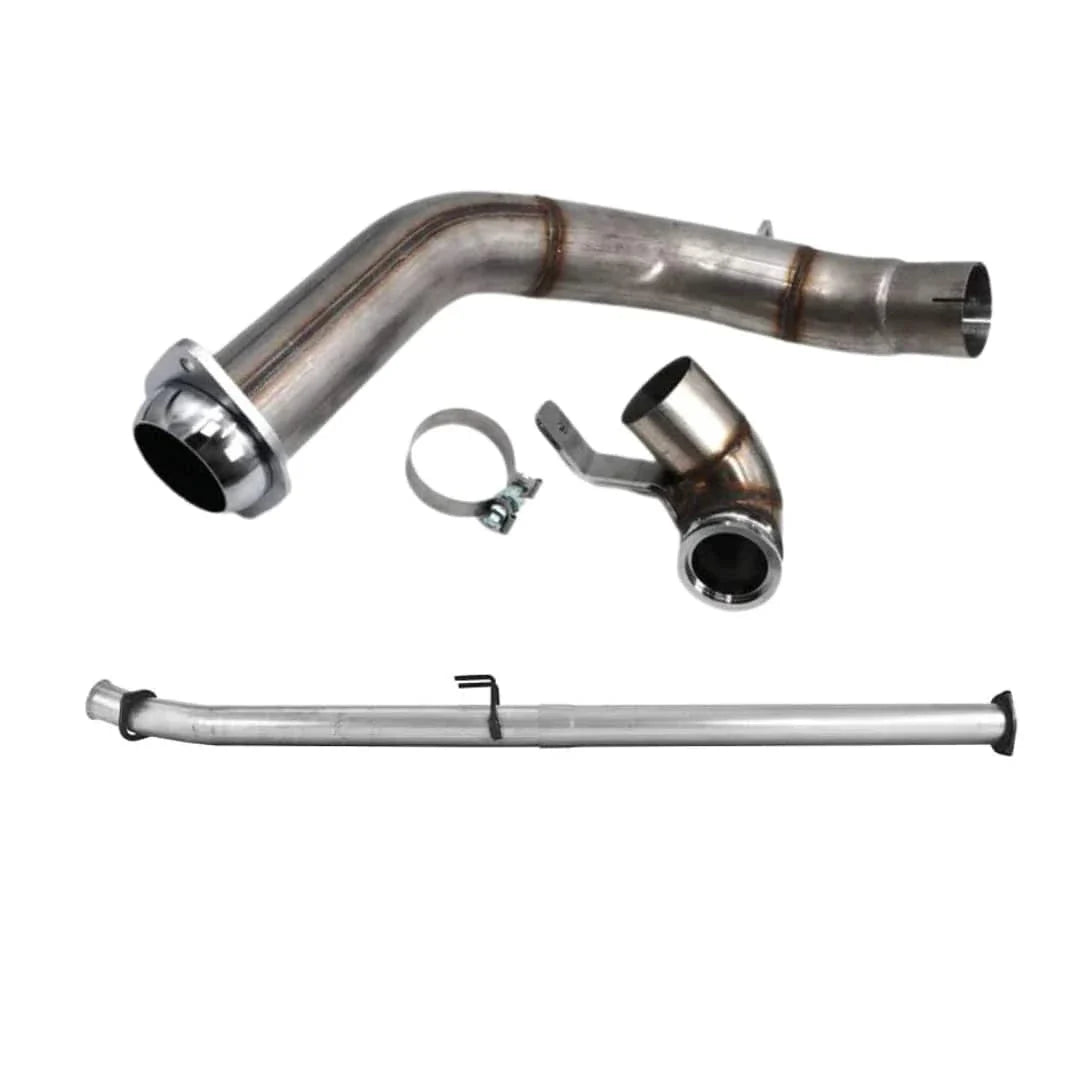 Black Bandit Race Pipe 2023-2024 / 409 Stainless Steel Ford Powerstroke 6.7L - Cat & DPF - Pipe (2011-2024)