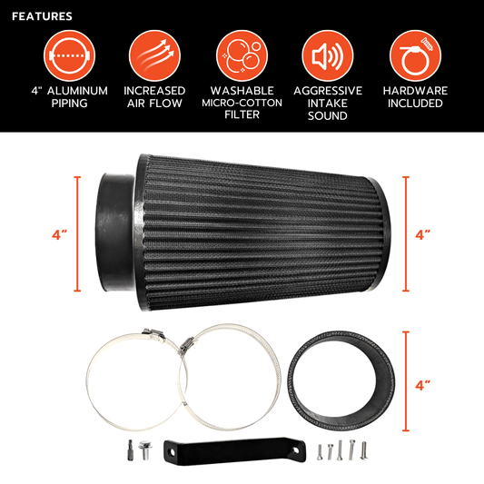 Dynamic Diesels Cold Air Intake GM Duramax 6.6L LML - Cold Air Intake (2013-2016)