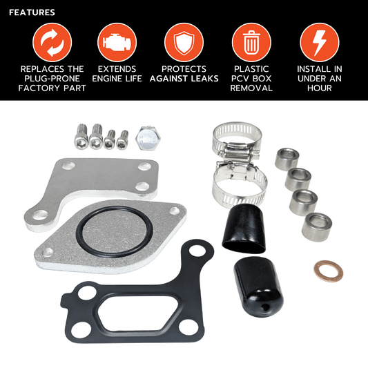 Dynamic Diesels EGR GM Duramax 2.8L LWN - EGR Kit (2016-2022)