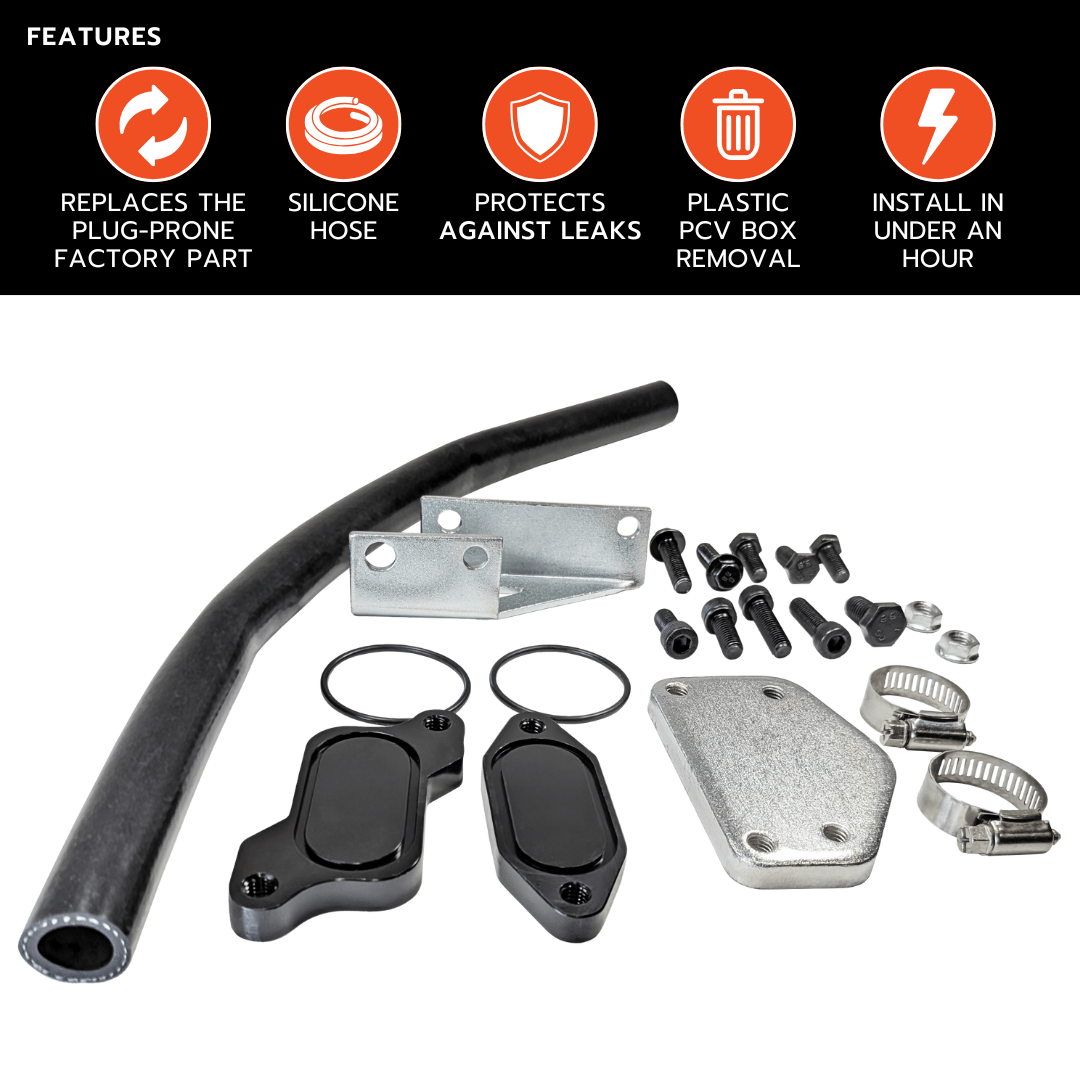 Dynamic Diesels EGR GM Duramax LLY 6.6L - EGR Kit (2004.5-2005)