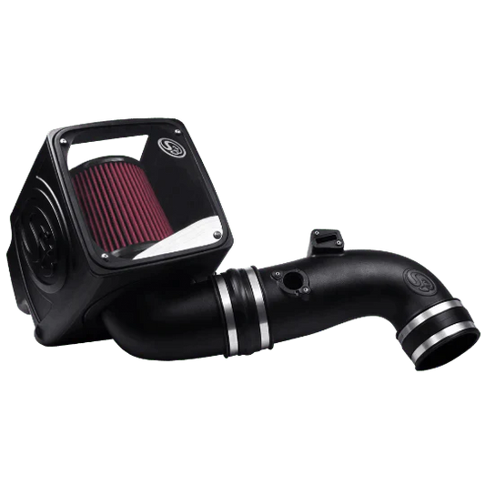 S&B Filters Cold Air Intake Cotton Cleanable GM Duramax 6.6L Cold Air Intake (2011-2016)
