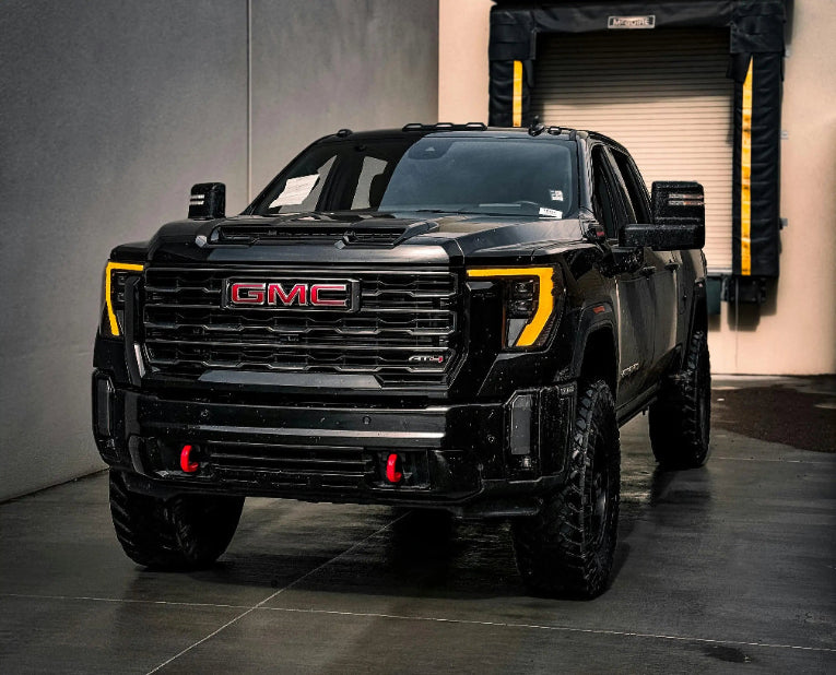 Black GM Duramax L5P Diesel Pickup Truck