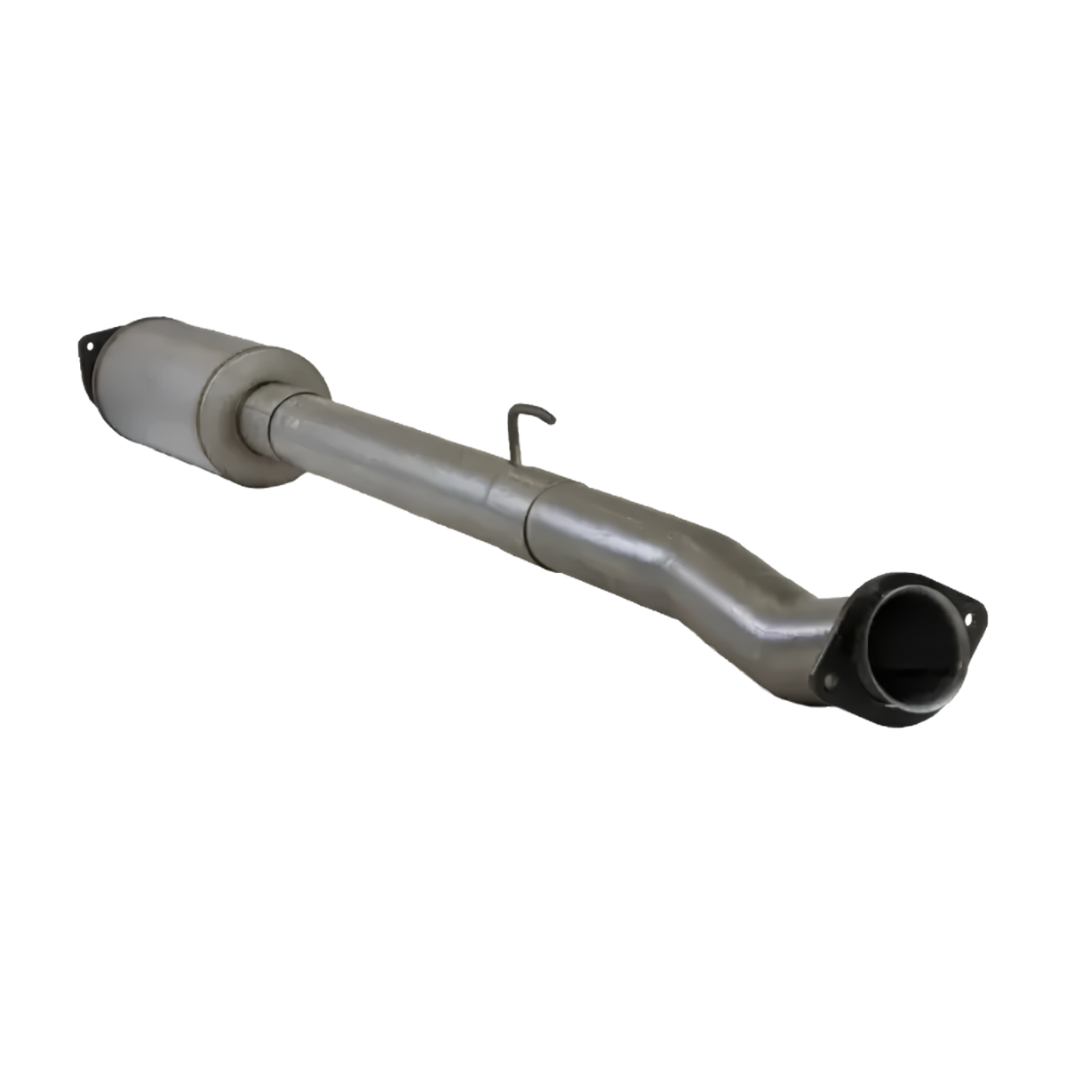 2020-2022 Ford F450/F550 Cab & Chassis 6.7L Powerstroke DPF DEF delete exhaust pipe with integrated muffler.