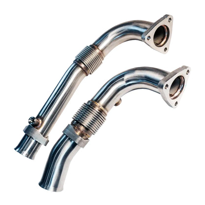 Black Bandit Exhaust Manifold Kit Ford Powerstroke 6.4L - Exhaust Manifold Kit w/ Up-pipe (2008-2010)