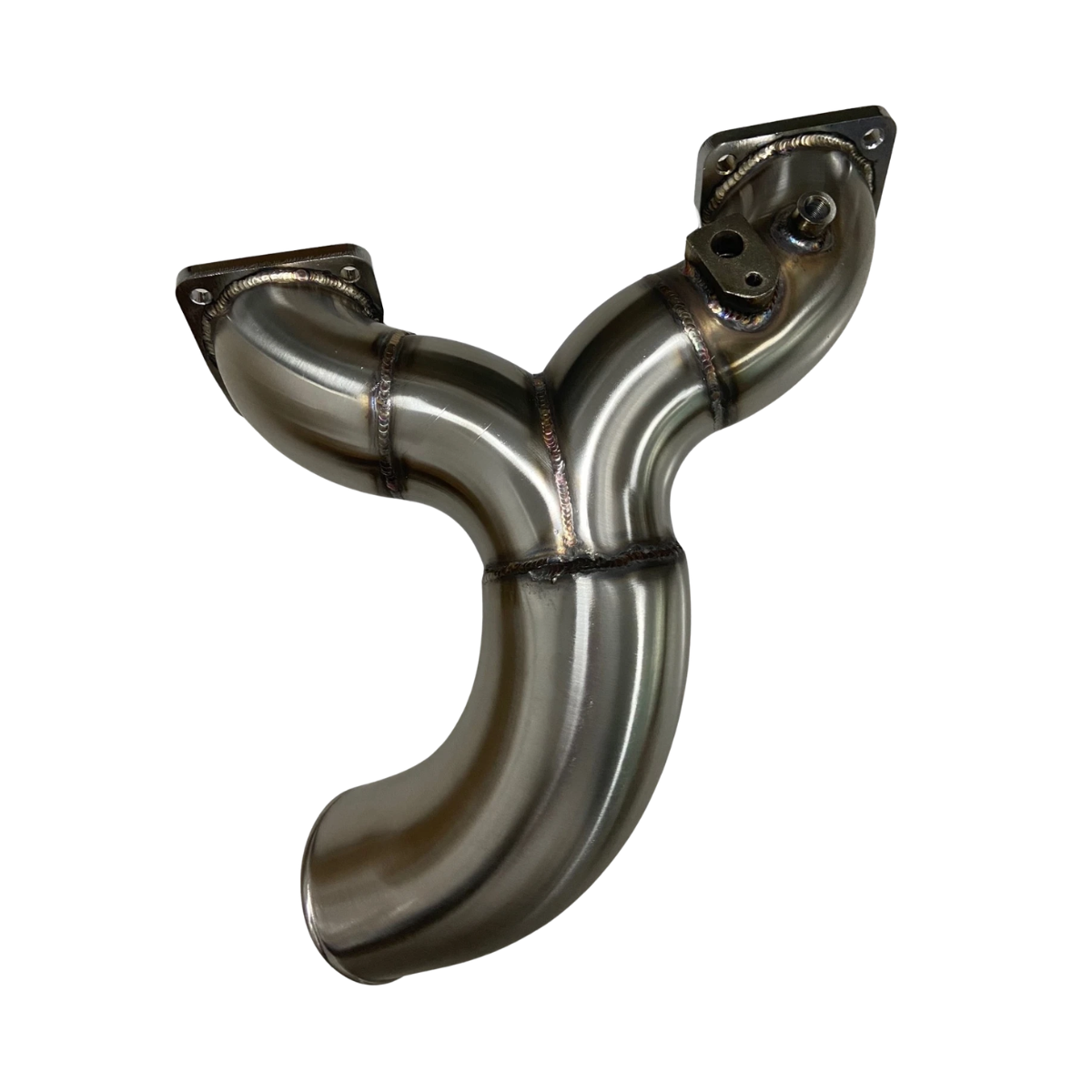 6.6L Duramax L5p High Flow intake pipe displayed on a white background