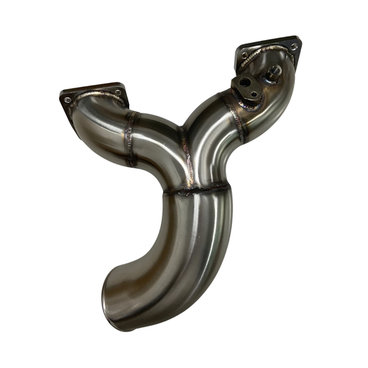 6.6L Duramax L5p High Flow intake pipe displayed on a white background