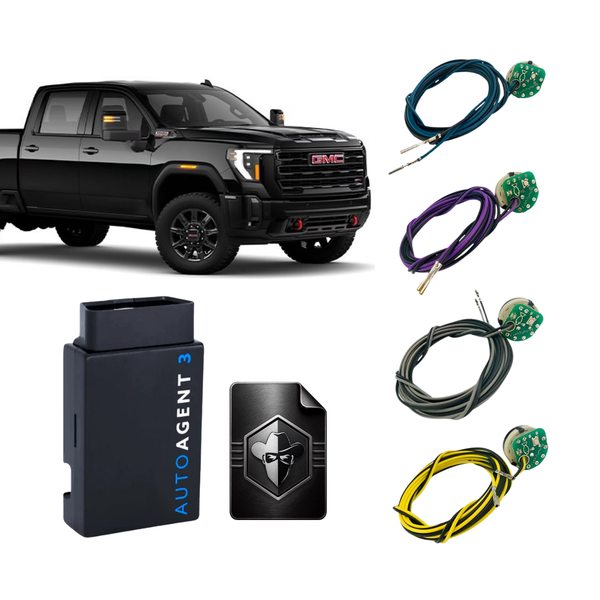 EZ Lynk Tuner and Black Bandit Tunes  for GM Duramax LMM/LML/L5P (2007.5-2023) models with the reuired sotf switches displayed on a white background