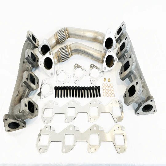 GM Duramax 6.6L Exhaust Manifold Kit with Up-Pipe (2001-2016)
