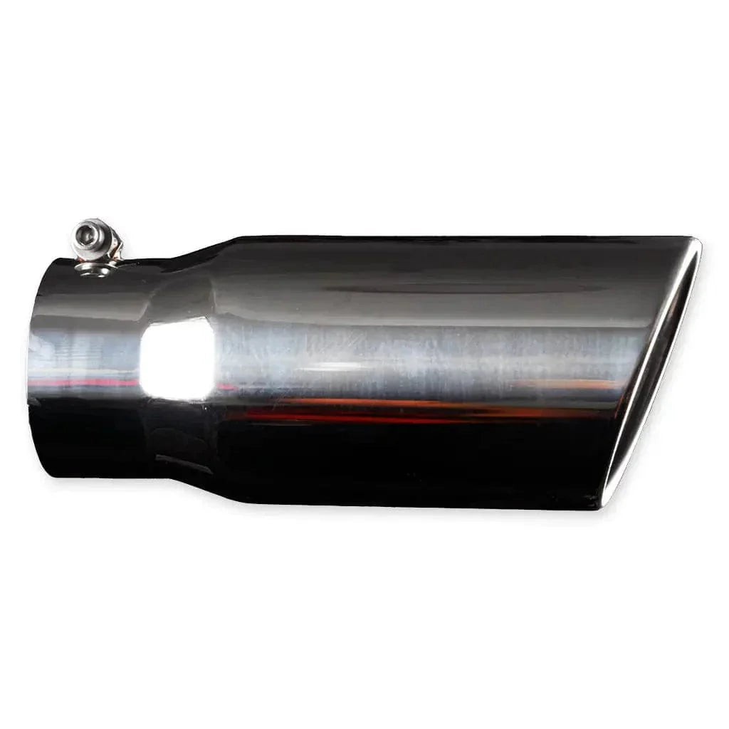 Black Bandit Exhaust Parts 5" - 6" Polished (5"-6"-15") Universal Stainless Steel Exhaust Tip - Black Bandit