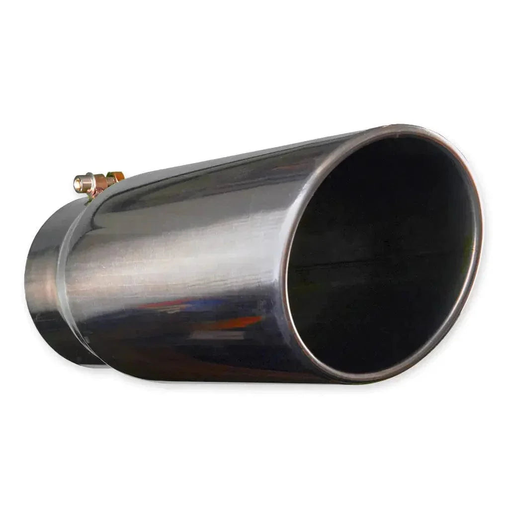 Black Bandit Exhaust Parts 5" - 7" Polished (5"-7"-15") Universal Stainless Steel Exhaust Tip - Black Bandit