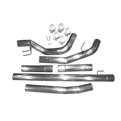 Black Bandit Race Exhaust 2011-2022 / 304 Stainless Steel Ford Powerstroke 6.7L Cab & Chassis 4" Downpipe-Back Stainless Steel Exhaust (2011-2025)