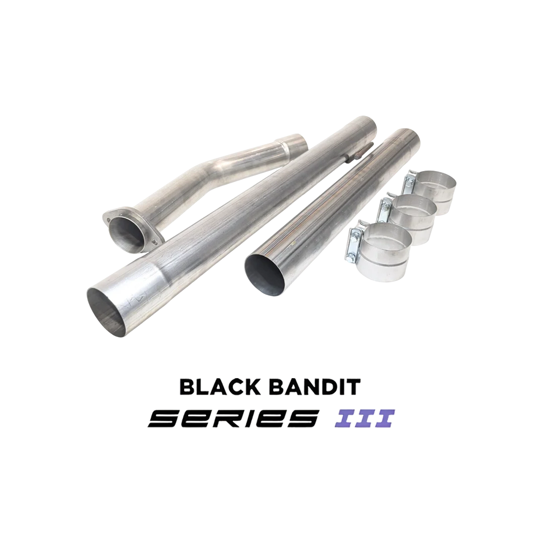 Black Bandit Race Pipe Ford Powerstroke 3.0L  -  Cat & DPF - Pipe (2018-2020)