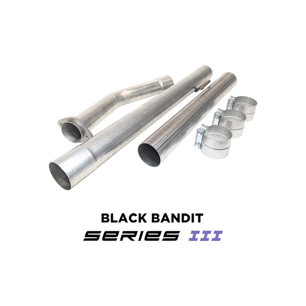 Black Bandit Race Pipe Ford Powerstroke 3.0L  -  Cat & DPF - Pipe (2018-2020)