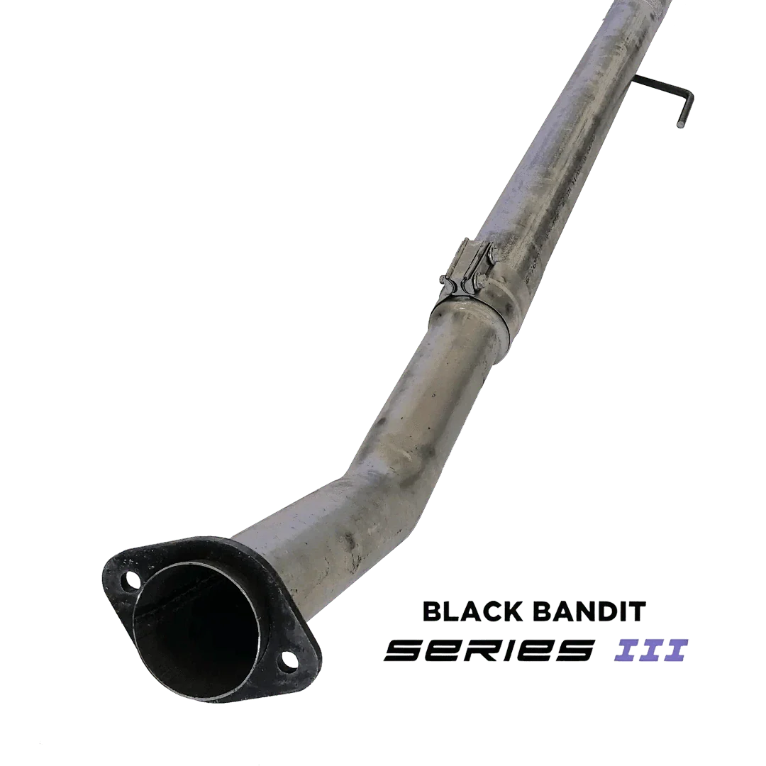 Black Bandit Race Pipe Ford Powerstroke 3.0L  -  Cat & DPF - Pipe (2018-2020)