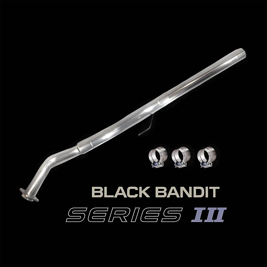 Black Bandit Race Pipe Ford Powerstroke 3.0L  -  Cat & DPF - Pipe (2018-2020)