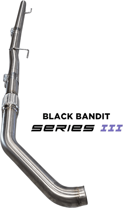 Black Bandit Race Pipes 304 Stainless Steel Ram EcoDiesel 3.0L - Cat & DPF - Pipe (2014-2019)