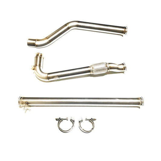 Black Bandit Race Pipes Jeep Wrangler EcoDiesel 3.0L - Hand-Crafted Race Pipe (2020-2023)