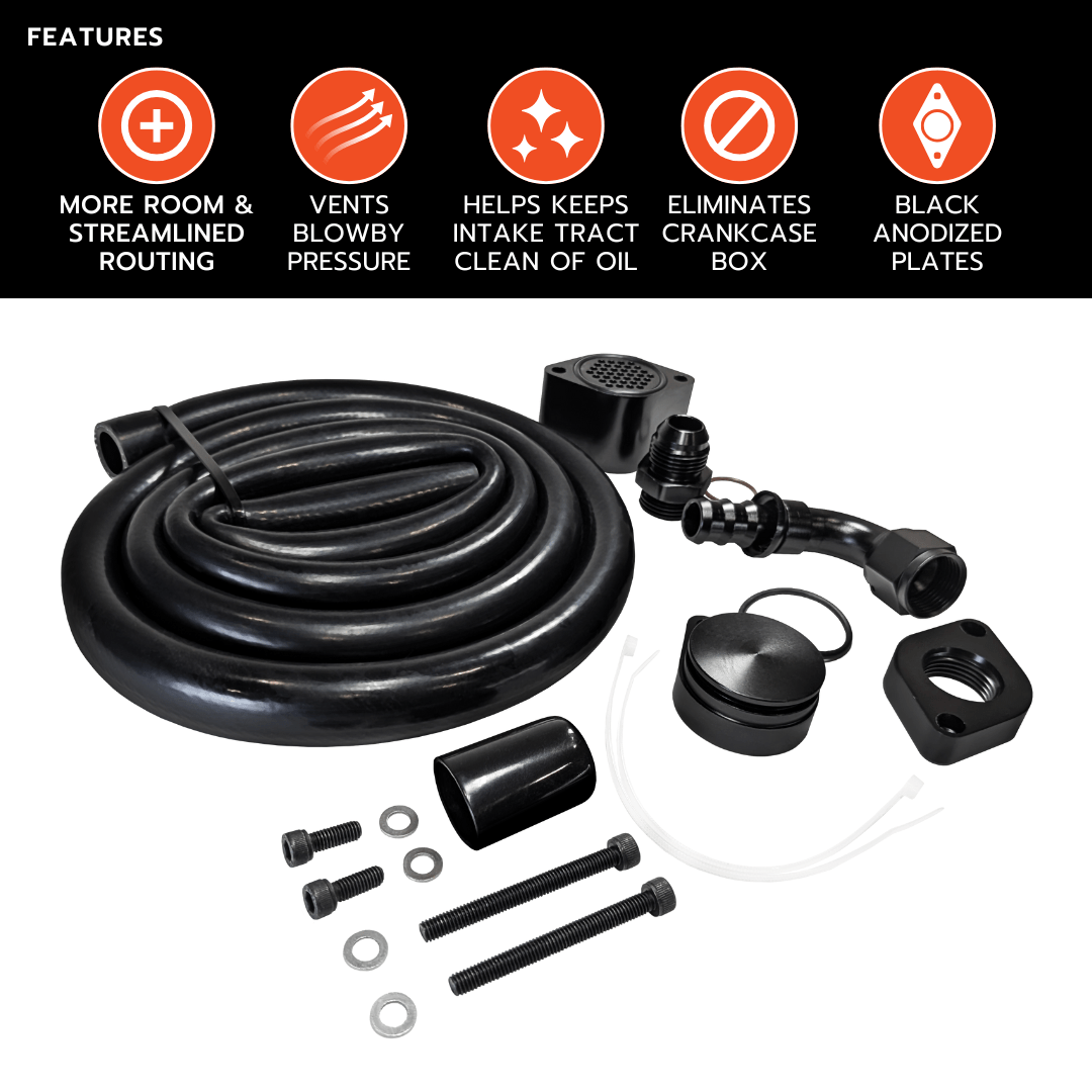 Dynamic Diesels Accessories Ford Powerstroke 6.7L - CCV Upgrade Kit (2011-2025)
