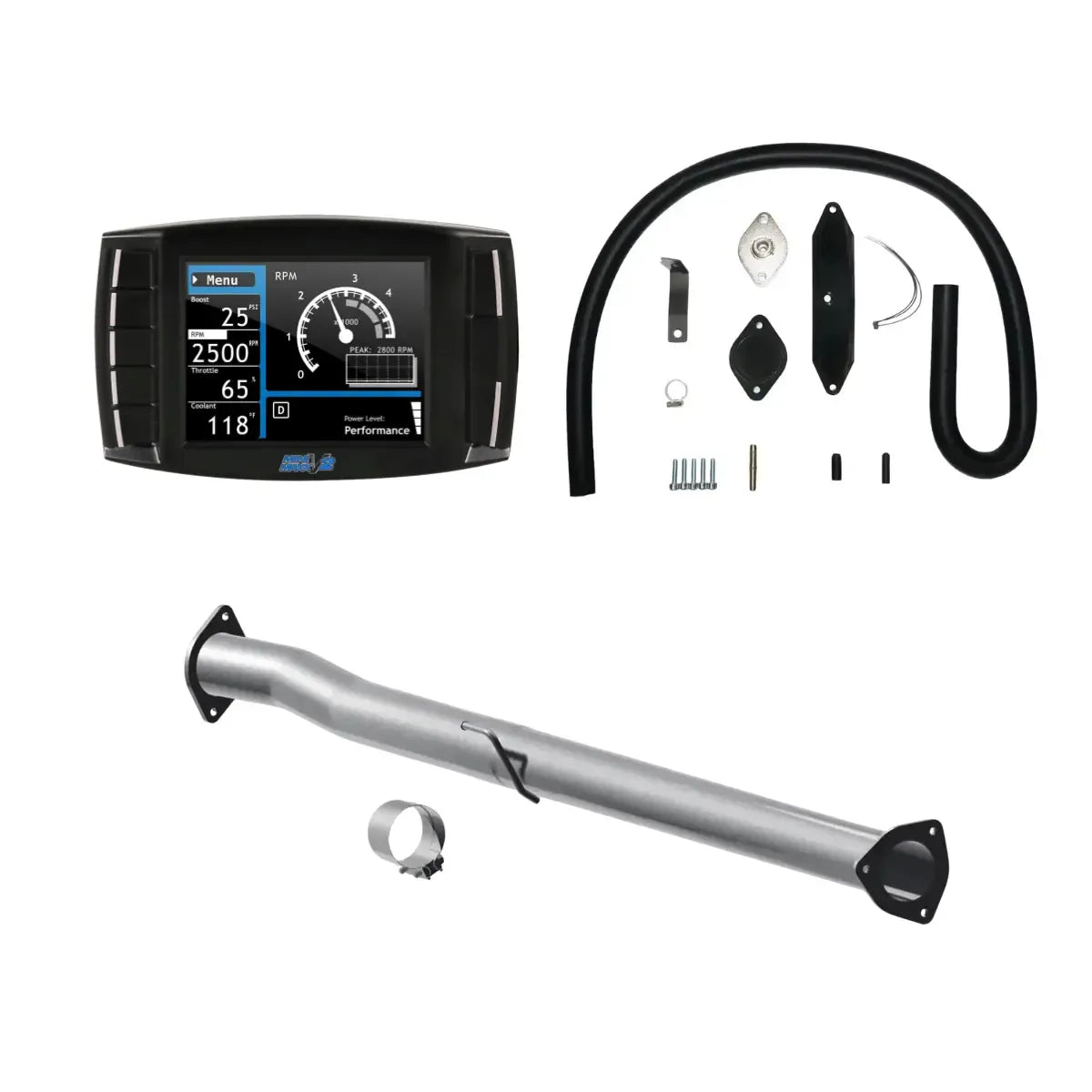 dynamic diesels All-in-one Kit 2011-2014 / - Pipe / 304 Stainless Steel Ford Powerstroke 6.7L All-In-One - Kit (2011-2019)
