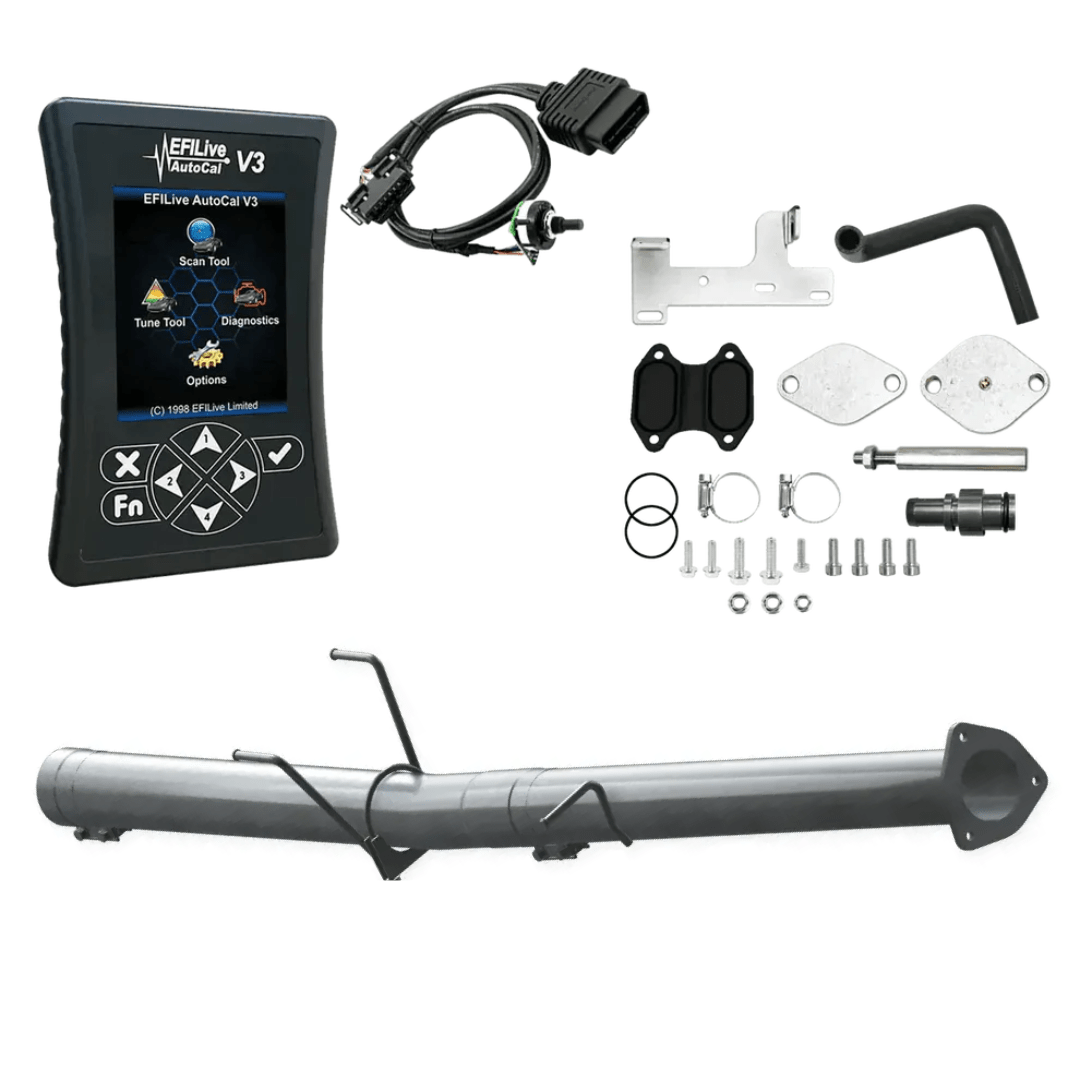 Dynamic Diesels All-in-one Kit 2013-2017 6.7L RAM Cummins (CME) / Pipe / 304 Stainless Steel Ram Cummins 6.7L All-in-One DPF/DEF/EGR Kit (2013-2024)