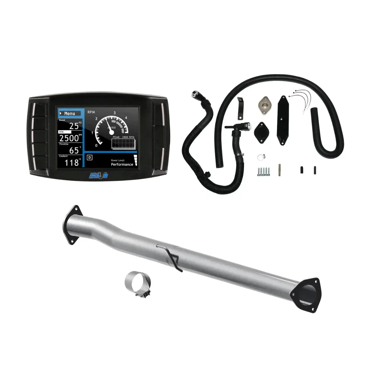 dynamic diesels All-in-one Kit 2015-2016 / - Pipe / 304 Stainless Steel Ford Powerstroke 6.7L All-In-One - Kit (2011-2019)