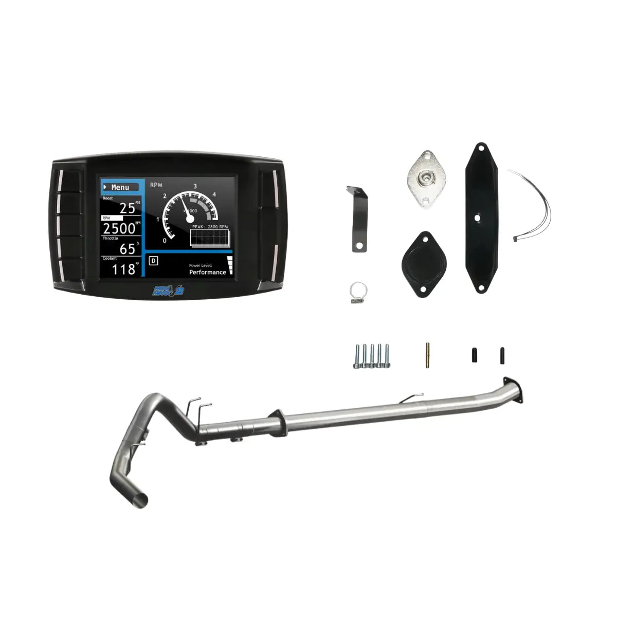 dynamic diesels All-in-one Kit 2017-2019 / 4 inch Exhaust / 304 Stainless Steel Ford Powerstroke 6.7L All-In-One - Kit (2011-2019)