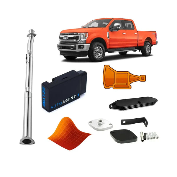 Dynamic Diesels All-in-one Kit Single Calibration / Yes include a TCM tune / Pipe Ford Powerstroke 6.7L - All-In-One DPF/DEF/EGR Kit (2020-2022)