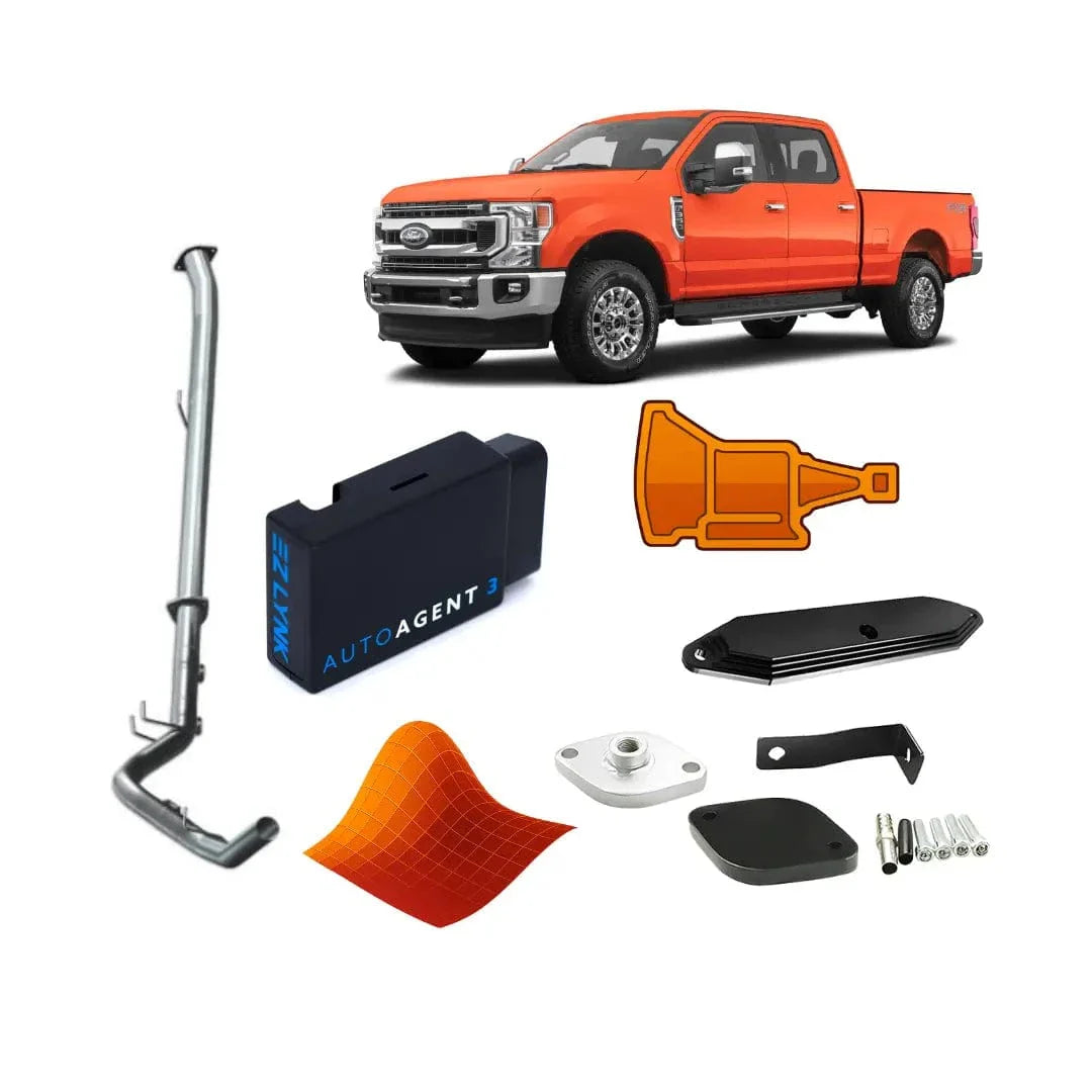 Dynamic Diesels All-in-one Kit Single Calibration / Yes include a TCM tune / 4-inch Exhaust Ford Powerstroke 6.7L - All-In-One DPF/DEF/EGR Kit (2020-2022)