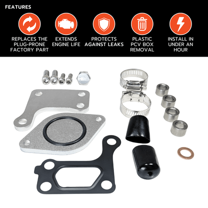 Dynamic Diesels EGR GM Duramax 2.8L LWN - EGR Kit (2016-2022)