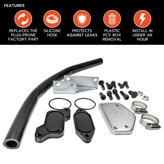 Dynamic Diesels EGR GM Duramax LLY 6.6L - EGR Kit (2004.5-2005)