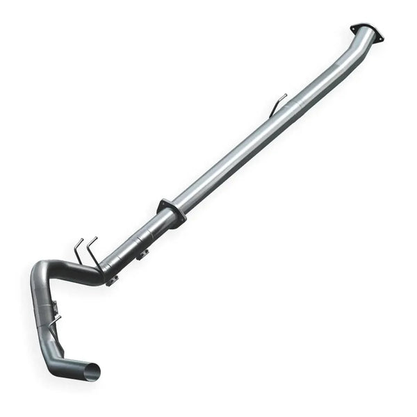 Dynamic diesels Race Exhaust 304 Stainless Steel Ford Powerstroke 6.7L - 4" Downpipe Back Flanged Stainless Steel Exhaust System (2011-2024)