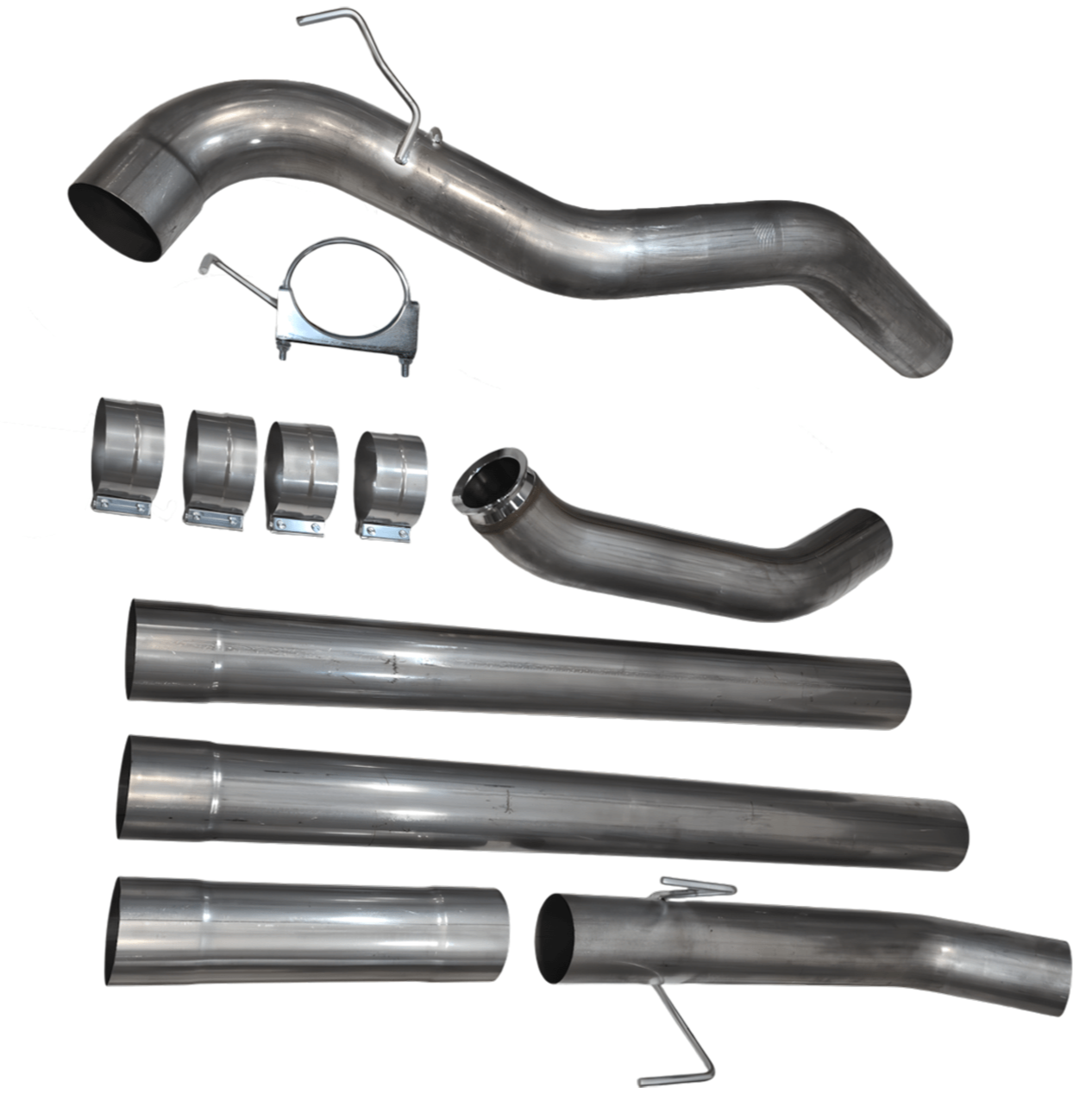 Dynamic Diesels Race Exhaust Dodge Ram Cummins 6.7L C&C - 5" Turbo Back Race Exhaust System (2011-2018)